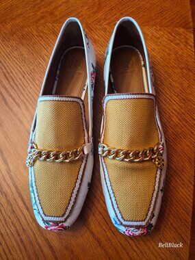 Tory Burch Floral Print loafers